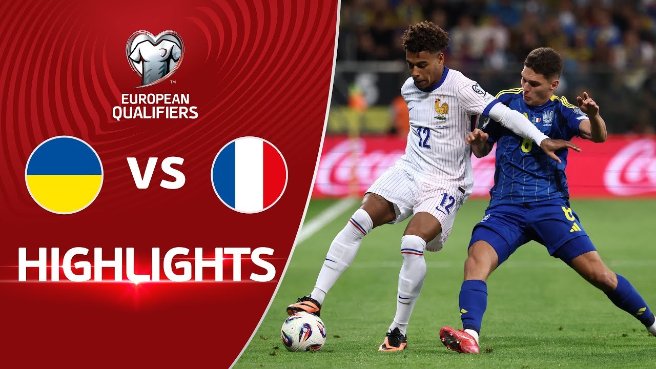 #ไฮไลท์ฟุตบอล [ ยูเครน 0 - 2 ฝรั่งเศส ] ฟุตบอลโลก โซนยุโรป 2025/6.9.68