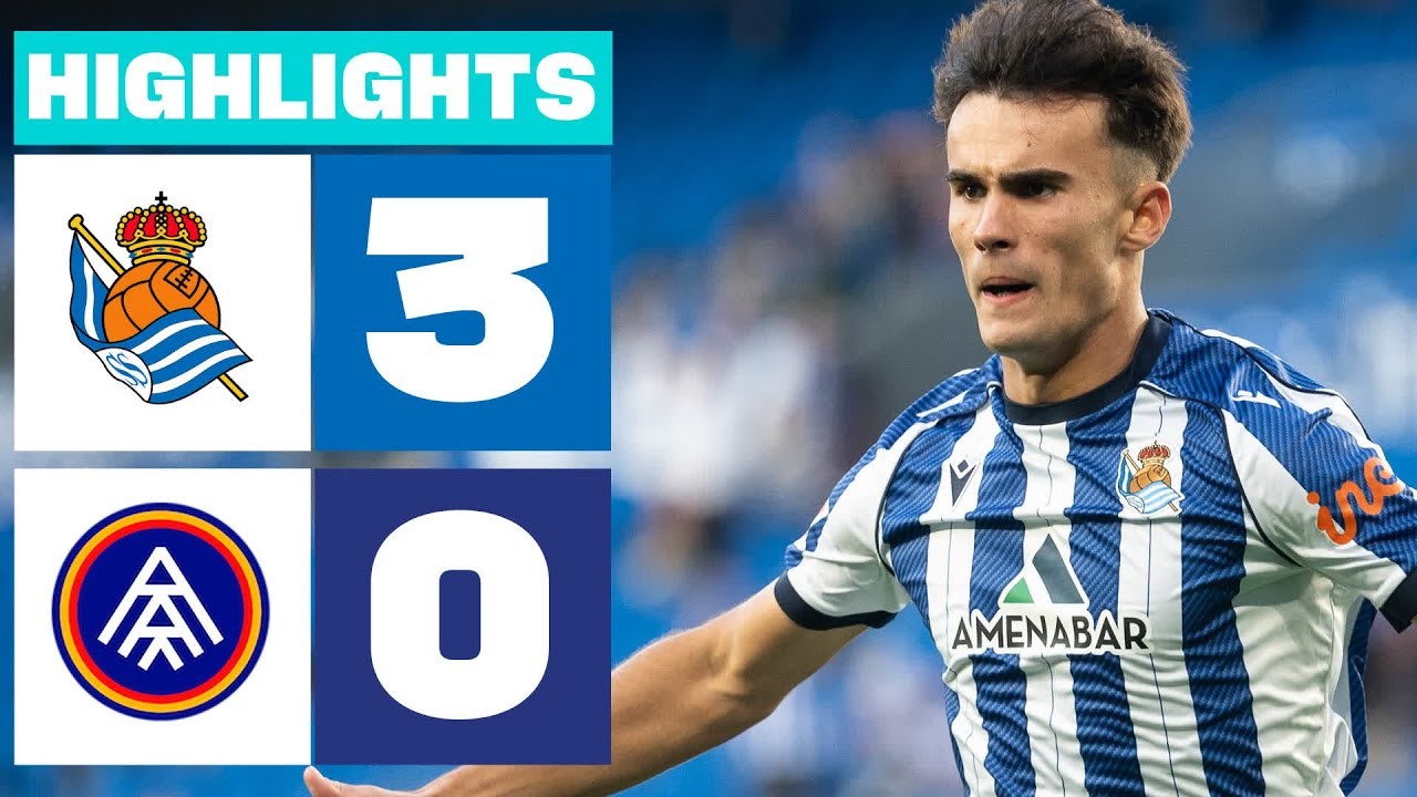#ไฮไลท์ฟุตบอล [ เรอัล โซเซียดาด บี 3 - 0 เอฟซี อันดอร์ร่า ] อเดลันเต้ สเปน 2025/12.10.68