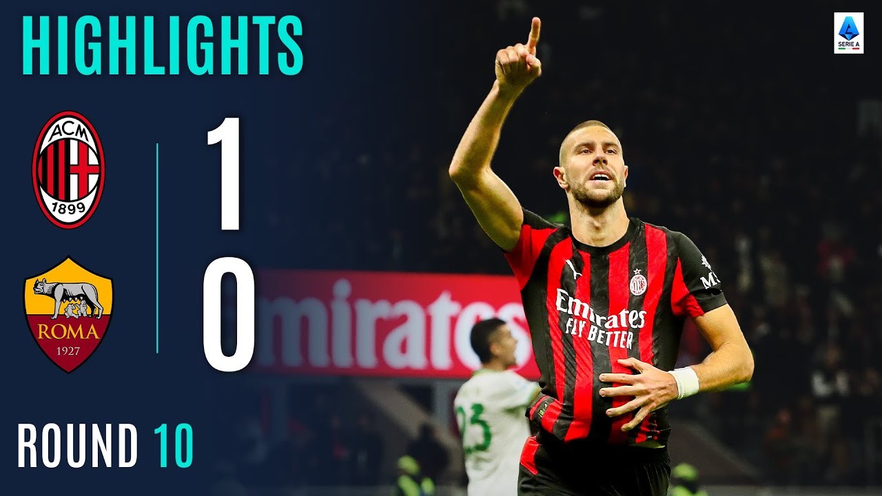 #ไฮไลท์ฟุตบอล [ เอซี มิลาน 1 - 0 เอเอส โรม่า ] กัลโช่ เซเรียอา อิตาลี 2025/3.11.68