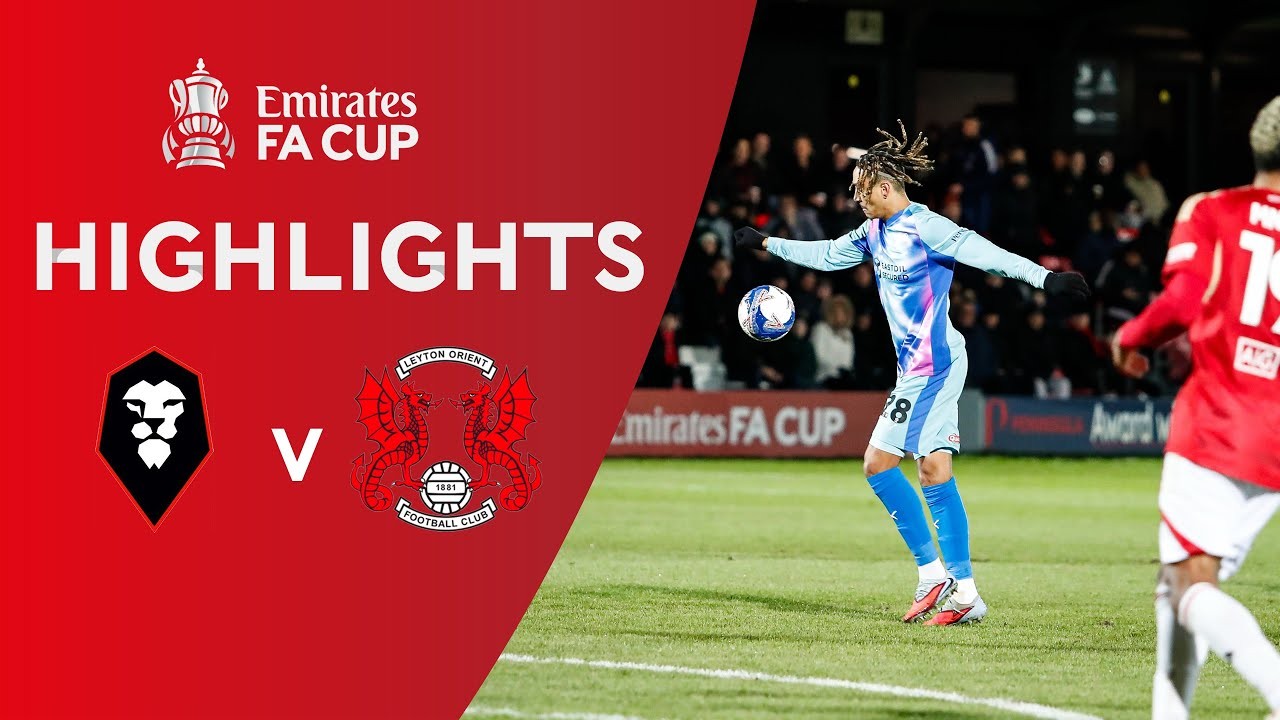 #ไฮไลท์ฟุตบอล [ ซอลฟอร์ด ซิตี้ 4 - 0 เลย์ตัน โอเรียนท์ ] เอฟเอ คัพ อังกฤษ 2025/6.12.68