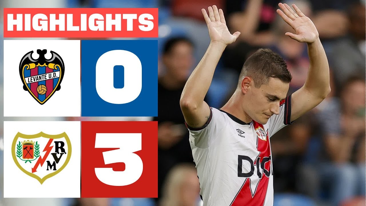 #ไฮไลท์ฟุตบอล [ เลบานเต้ 0 - 3 ราโย่ บาเยกาโน่ ] ลาลีก้า สเปน 2025/20.10.68