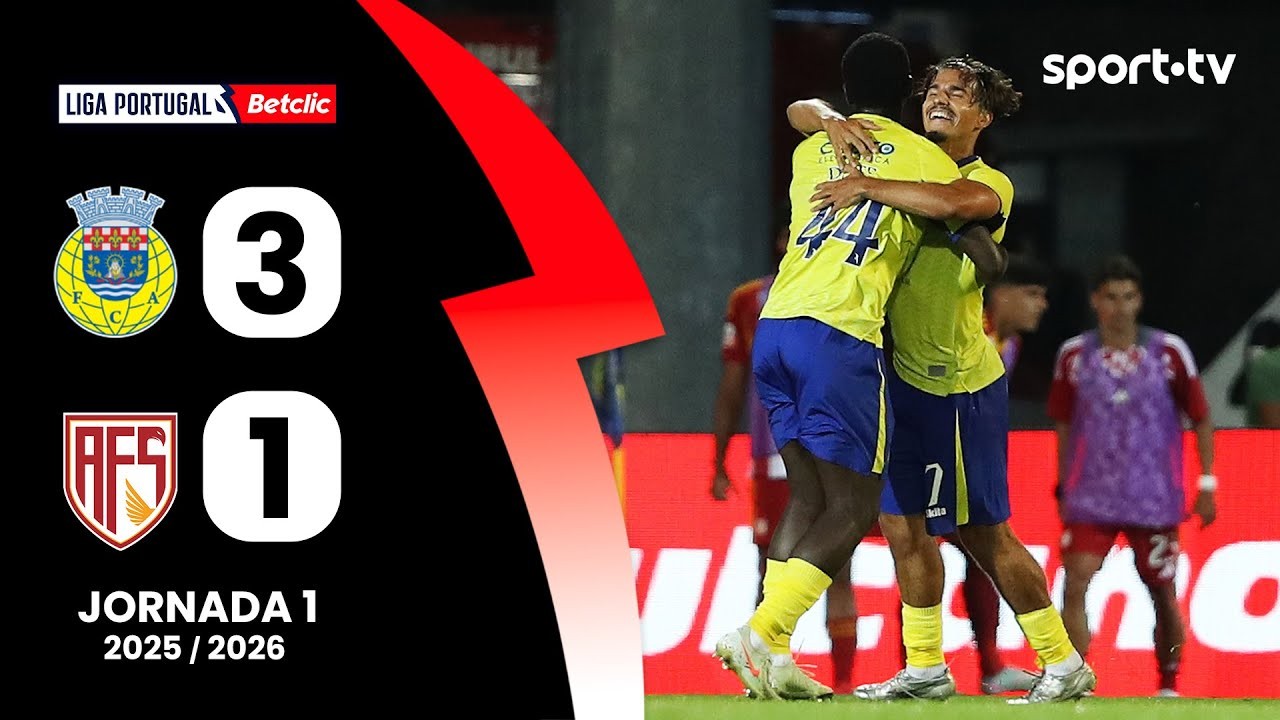 #ไฮไลท์ฟุตบอล [ อารัวก้า 3 - 1 เอวีเอส ฟูเตโบล เอสเอดี ] พรีไมร่า ลีก้า โปรตุเกส 2025/10.8.68